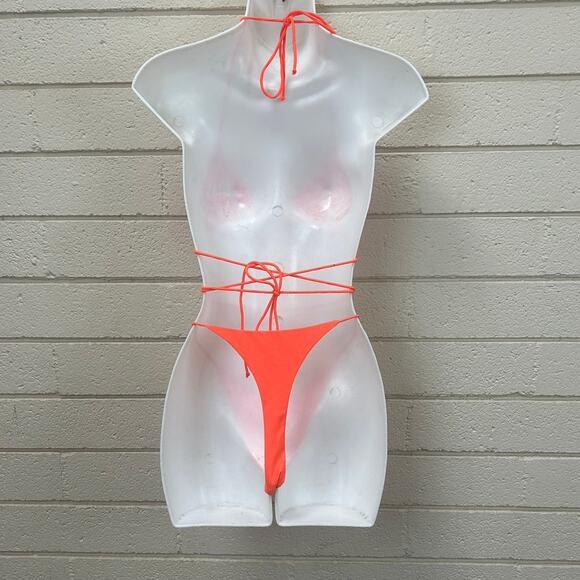 Mars the Label Teeny Bikini In Orange size 4 - Picture 10 of 11